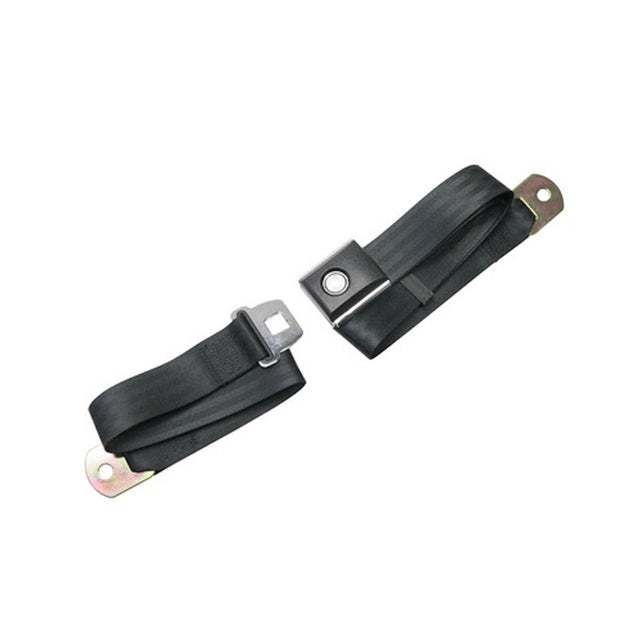 Scott Drake Push Button Seat Belt - SB-BK-PBSB-72