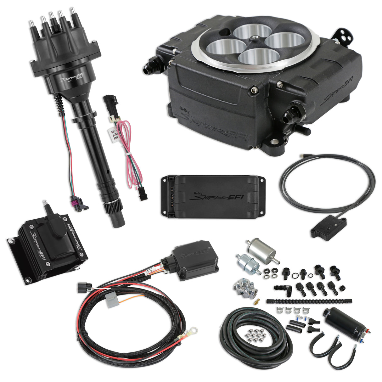 Holley 550-511-BPK-SBC Sniper 2 EFI Bundle with HyperSpark Ignition System