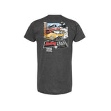 Holley 10502-YSMHOL 10502-YSMHOL Ford Fest Drift Toddler Tee - Youth Small - Heather Charcoal