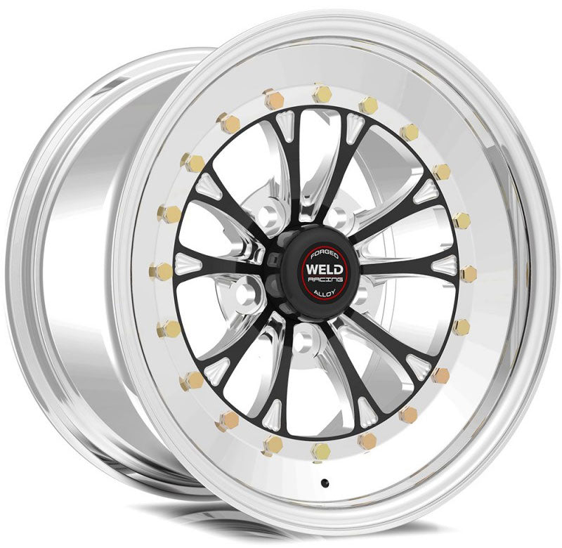 WELD RT Vitesse 15 x 12" Wheel, Black 5 x 4.5" Bolt Circle with 3.5" Backspace (WE794B-512206) WE794B-512206