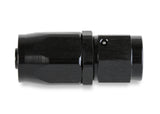 Mr Gasket -6 AN Straight Swivel Hose End - Black - 220106-BL