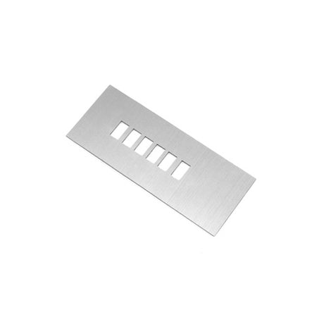 Scott Drake Aluminum Console Shifter Plate - C7ZZ-7D443-P