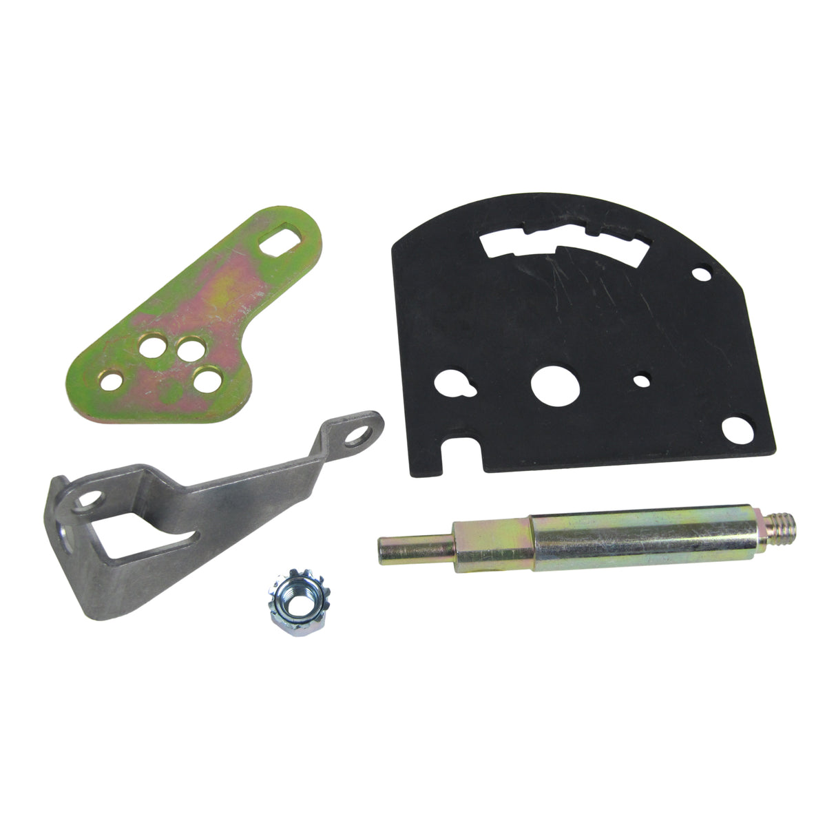 B&M Gate Plate, Shift Lever & Cable Bracket for Powerglide Transmissions - 80713