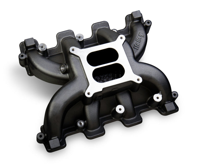 Holley 300-129BK Dual Plane Carbureted Intake - GM LS3/L92 - Black
