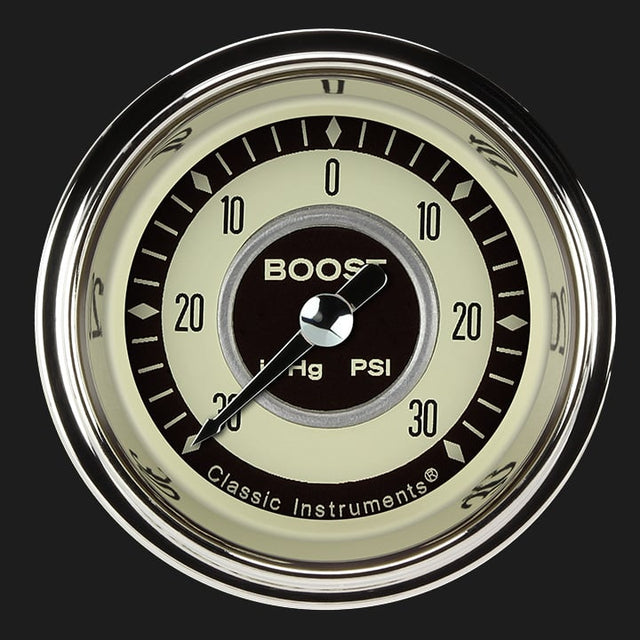 Classic Instruments Nostalgia VT 2 1/8" Boost/Vac Gauge - NT141SHC