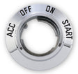 Scott Drake 66-77 Bronco Chrome Ignition Bezel - C6TZ-11584-A