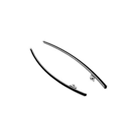 Scott Drake 64-66 Front Door Glass Run Channels - C5ZZ-6521538-9A