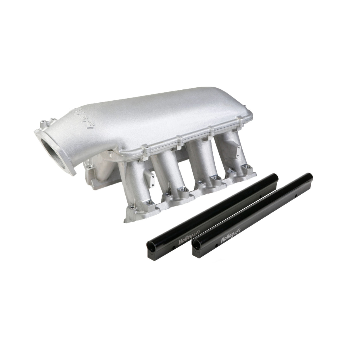 Holley EFI LS3 (Rectangle) Hi-Ram Natural Kit with 102mm TB and 120lb injectors - 300-117-120K