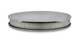 Mr Gasket Air Cleaner - 14 Inch Diameter x 2-1/4 Inch Tall - Chrome - 1480