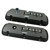Scott Drake 289 Aluminum Valve Covers Black Powder Coat - 6A582-289
