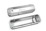 Holley 890007 Sniper Valve Cover - Fabricated Aluminum - Ford Big Block - Natural Anodized