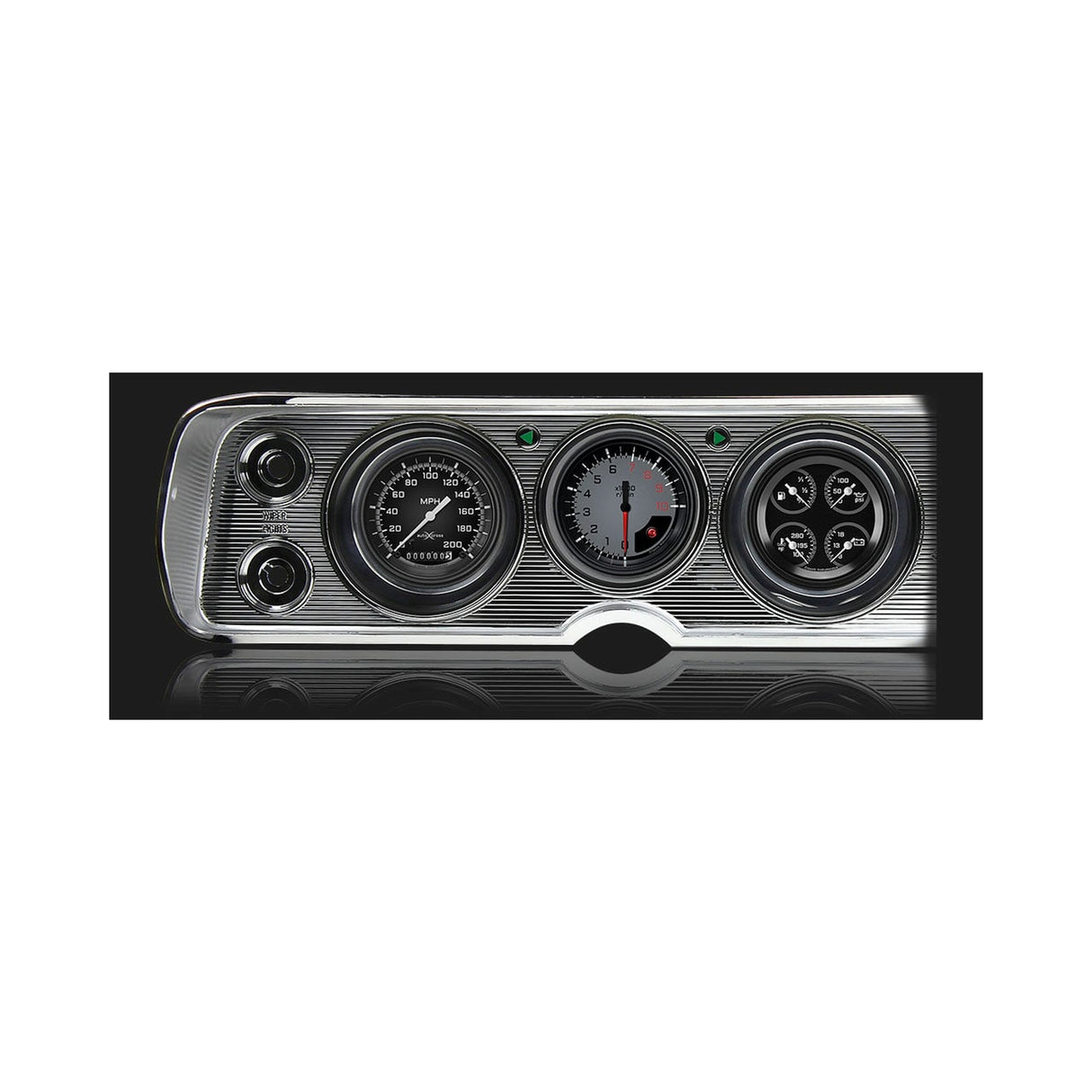 Classic Instruments AutoCross Gray 1964-65 Chevelle Package - CV64AXG