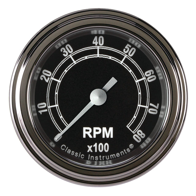 Classic Instruments Traditional 2-1/8" Tachometer Gauge - TR183SLF