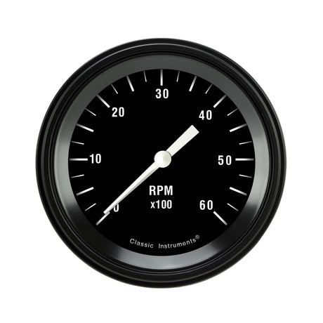Classic Instruments HOT ROD 3IN TACH 6000 RPM - HR60BLF