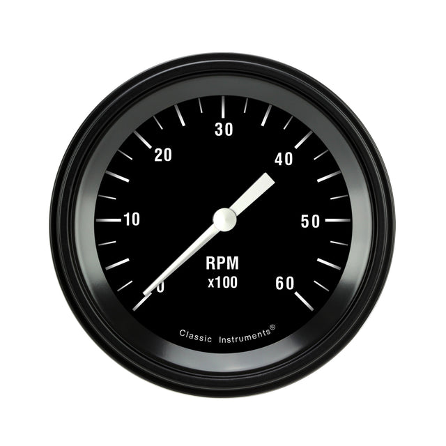 Classic Instruments HOT ROD 3IN TACH 6000 RPM - HR60BLF