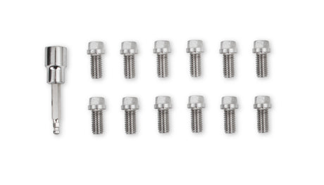 Mr Gasket Mr. Gasket Headlock Locking Header Bolts - 3/8-16 x 3/4 Inch - Set of 12 - 2230G