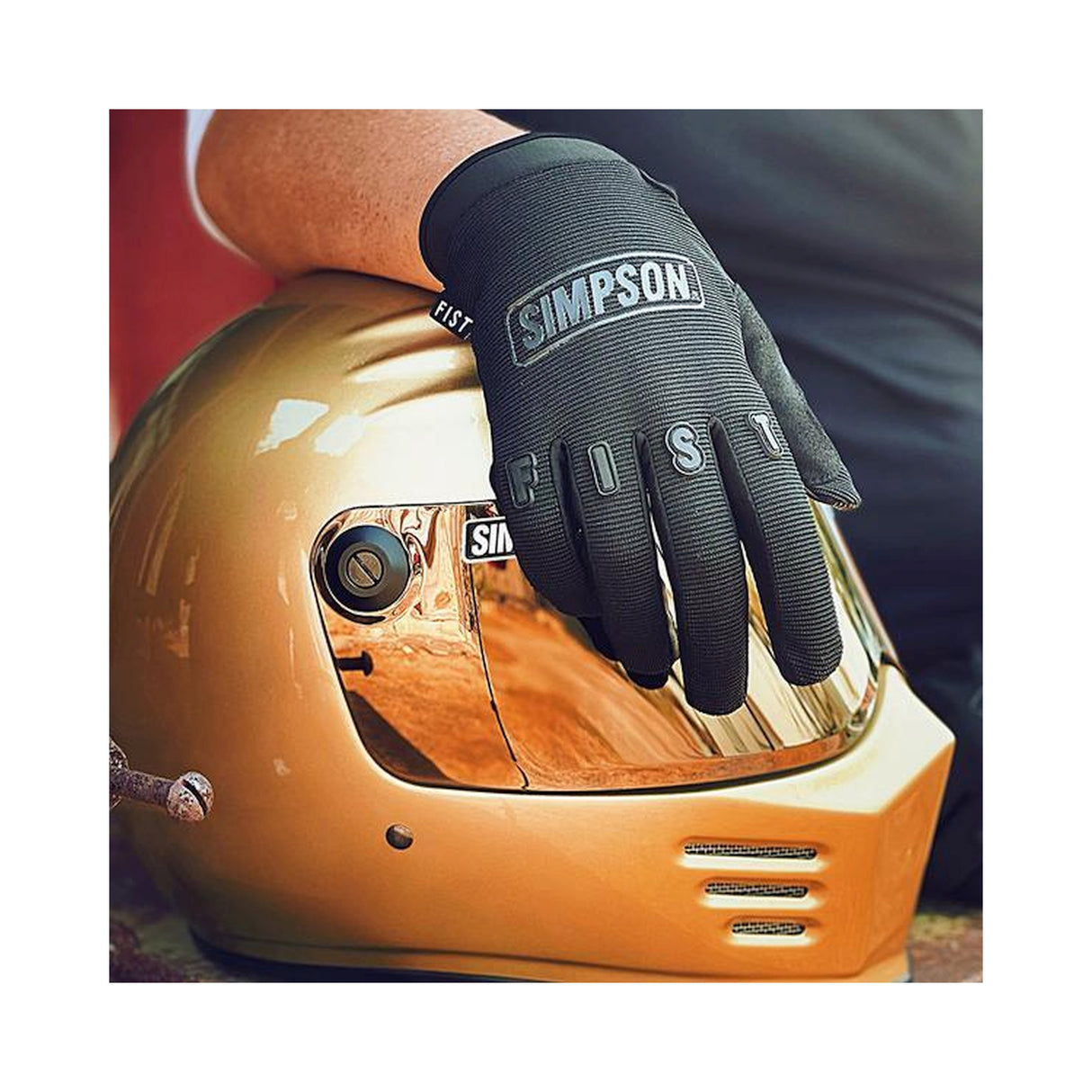 Simpson Motorcycle Simpson/FIST Motorcycle Gloves - Nocturn - SFG02MD