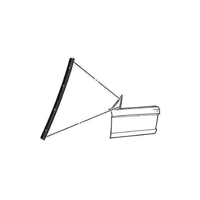 Scott Drake Vent Window Division Bar Seal - C5ZZ-6521450-A