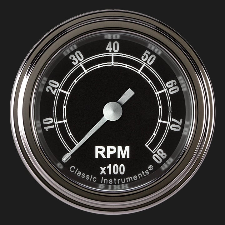 Classic Instruments Traditional 2 1/8" Tachometer - TR183SLF