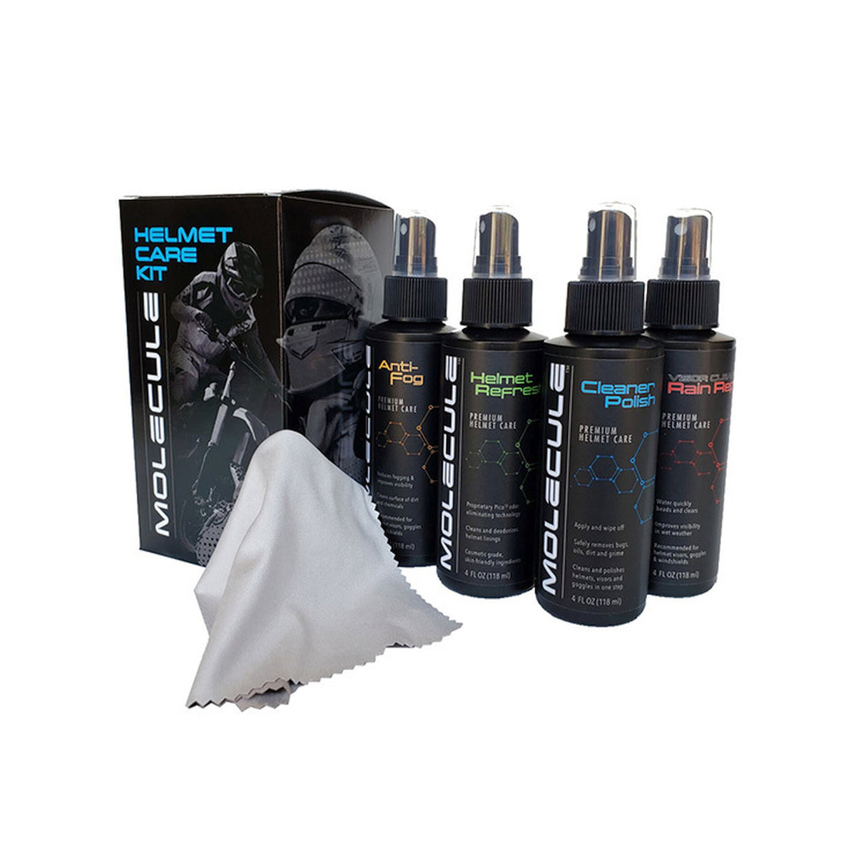 Simpson Safety Molecule Helmet Care Kit for Gloss Helmets - MLHCK4