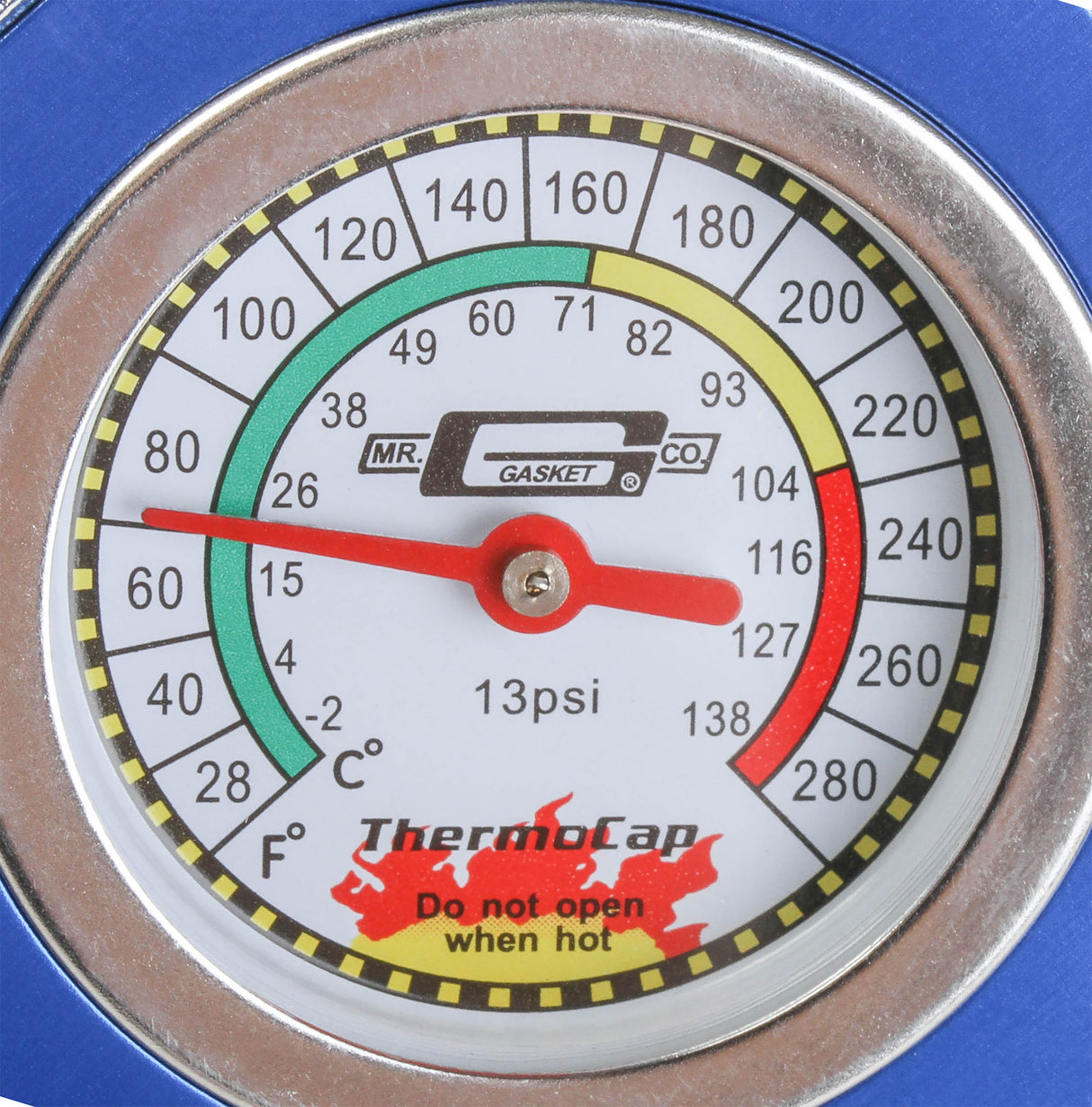Mr Gasket Thermocap - 13 PSI - Blue - 2470B
