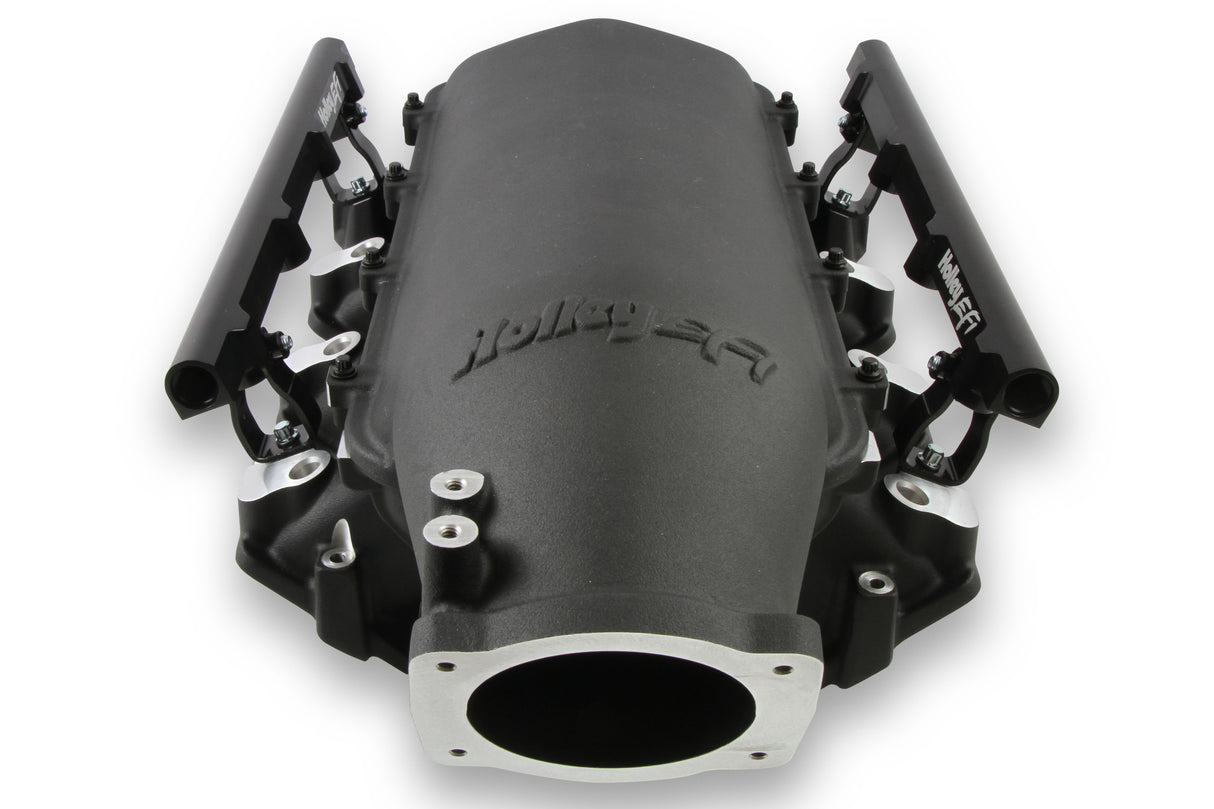 Holley 300-679BK Lo-Ram Manifold Kit Single Injector- Black - GM LS3/L92