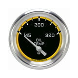 Classic Instruments Autocross Yellow 2-5/8" Oil Temperature Gauge - AX228YAPF