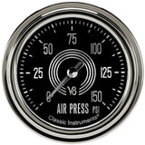 Classic Instruments V8 Speedster 2-5/8" Air Pressure Gauge - V8SR318SLC