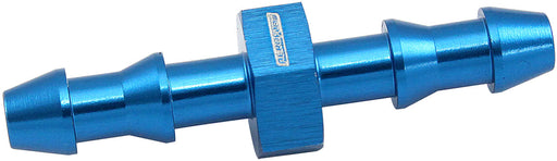 Aeroflow Male to Male 5mm (3/16") Barb Push Lock Adapter Blue Finish (AF410-03) AF410-03