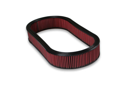 Holley 120-409 Oval Red Washable Gauze Filter
