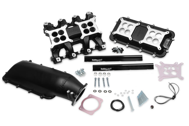 Holley 300-126BK Mid-Rise Intake - GM LS1/LS2/LS6 w/ 95mm Top - Black