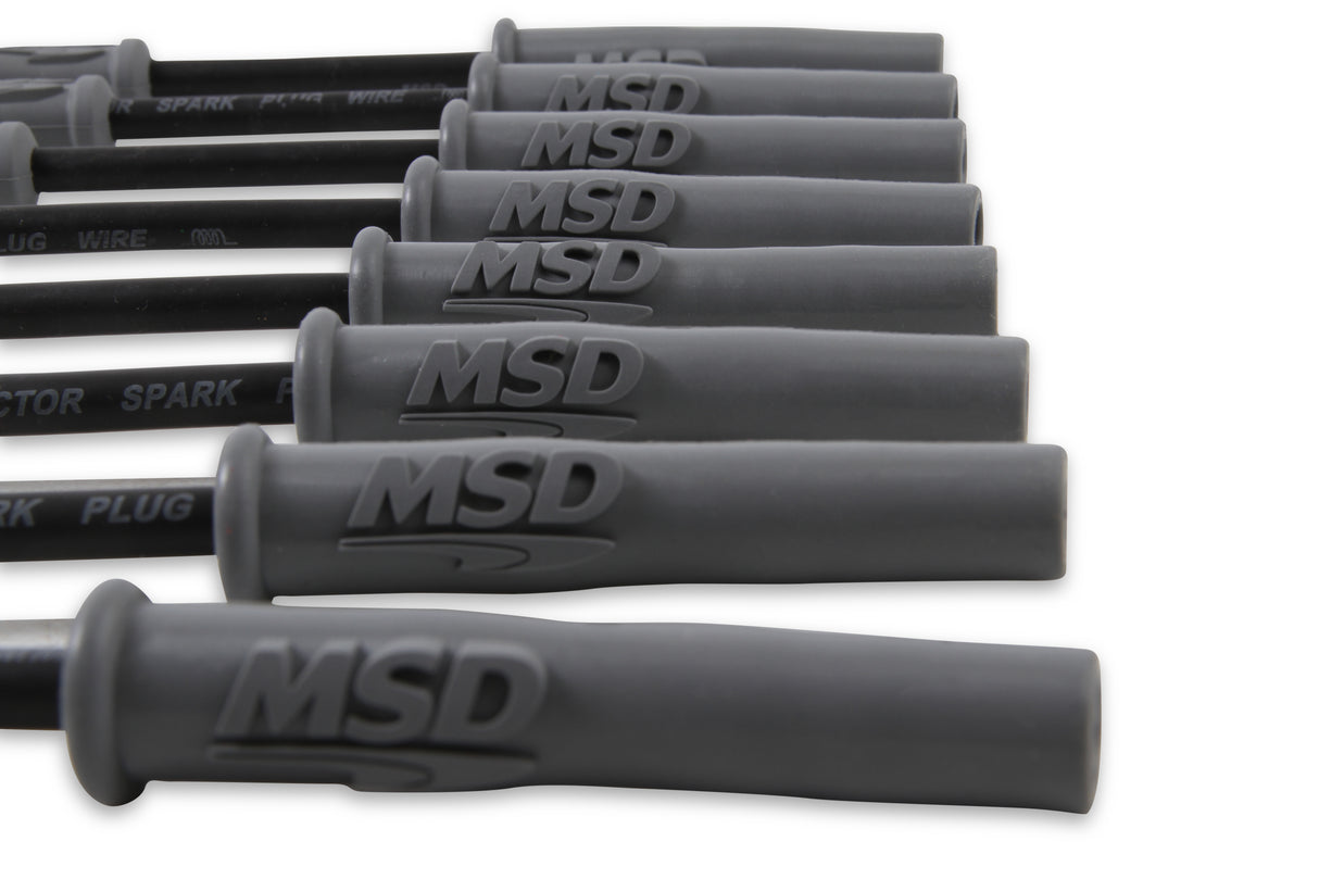 MSD Wire Set, Black SC, GM LS1, Commodore, Vette, Camaro, '97-on - 32813