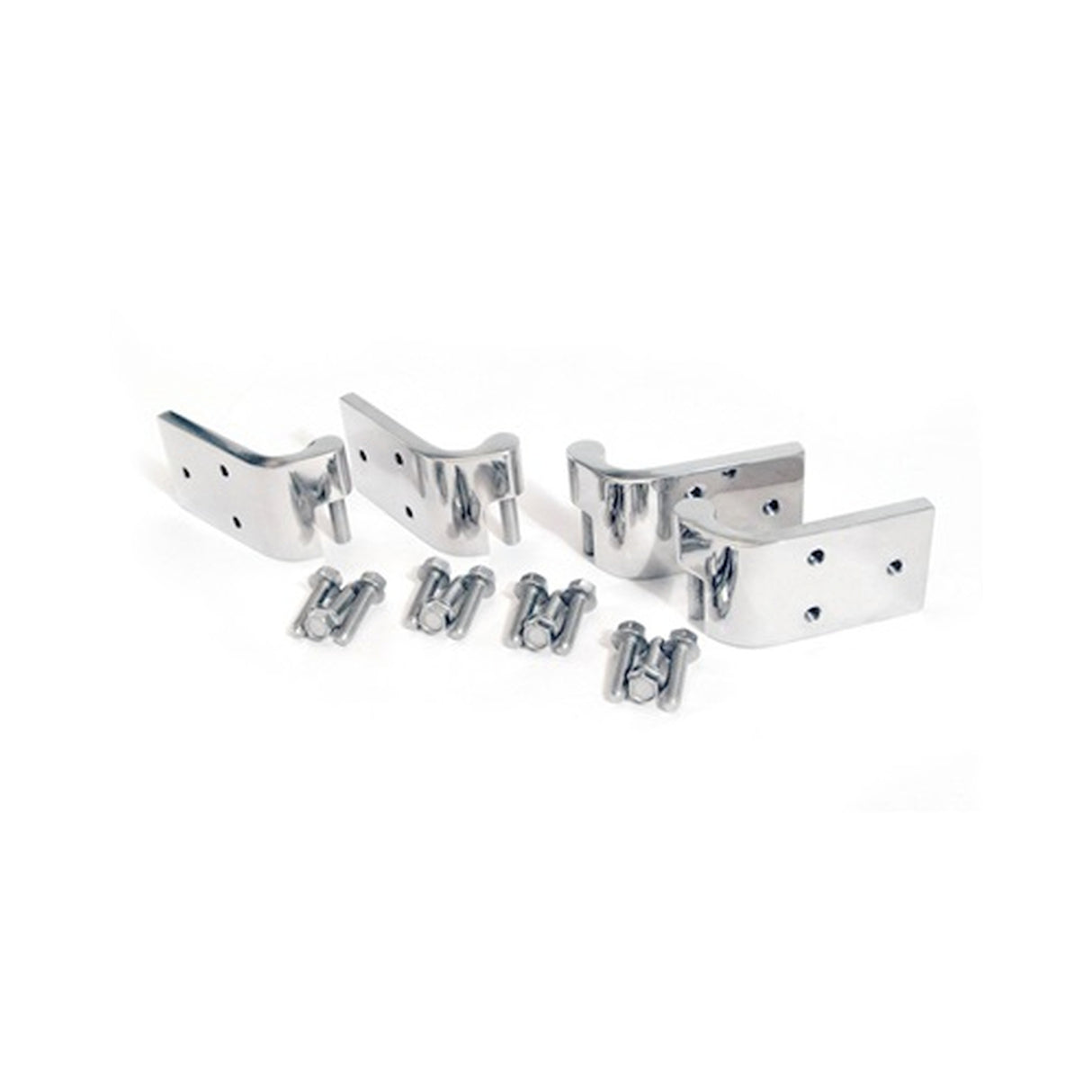 Scott Drake Bronco Removable Door Hinges, Stainless Steel - C6TZ-9722800-DR