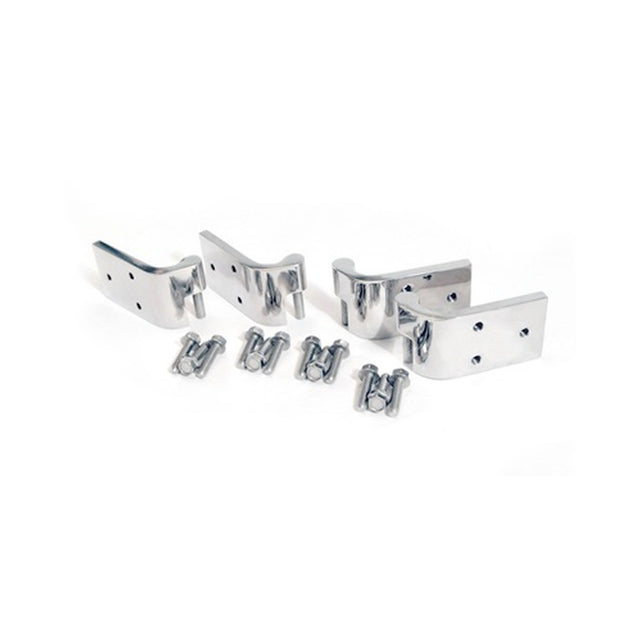 Scott Drake Bronco Removable Door Hinges, Stainless Steel - C6TZ-9722800-DR