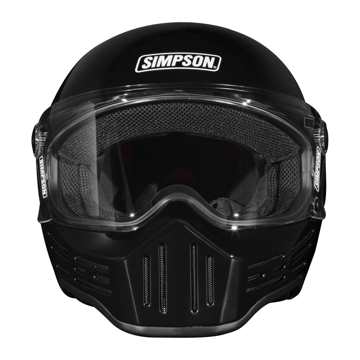 Simpson Motorcycle M30 Bandit Helmet - Gloss Black - Medium - M302MD
