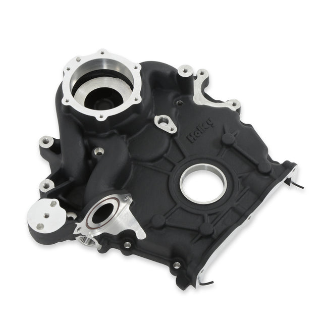 Holley 97-418 Timing Cover - Ford 7.3L Godzilla - Black