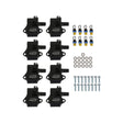 MSD Ignition Coil - Pro Power Series - GM LS1/LS6 Engines - Black - 8-Pack - 828583