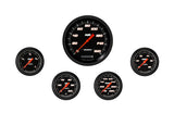 Classic Instruments Velocity Black Five Gauge Set 354 - VS354BBLF