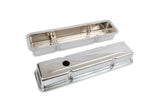 Mr Gasket Chrome Valve Covers - Dual Cap Holes - 9800