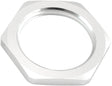 Aeroflow Replacement -16AN Half Nut for all Bulkheads - Silver Finish - AF59-924-16S AF59-924-16S