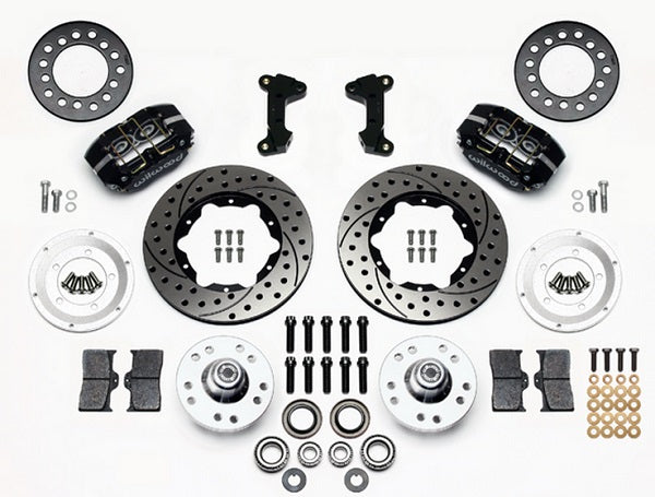 Wilwood Dynapro Dust-Boot Front Brake Kit, 4-Piston 11" - WB140-13377-D WB140-13377-D
