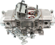 Aeroflow 650cfm 4-Barrel Double Pumper Carburettor with Mechanical Secondaries Square bore 4150 Flange, Electric Choke, Silver Finish (AF5112-1650)