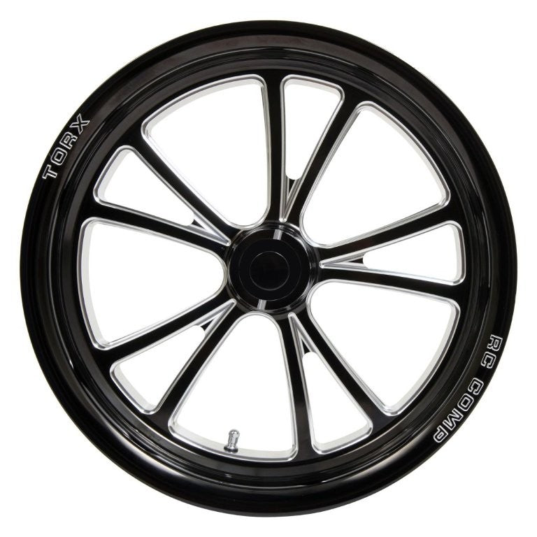RC Comp Torx 15" x 3.5" Front Wheel, Black with Eclipse Finish - RCCS53504-01E RCCS53504-01E