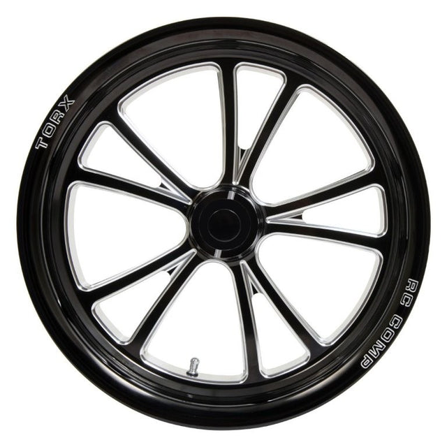 RC Comp Torx 15" x 3.5" Front Wheel, Black with Eclipse Finish - RCCS53504-01E RCCS53504-01E