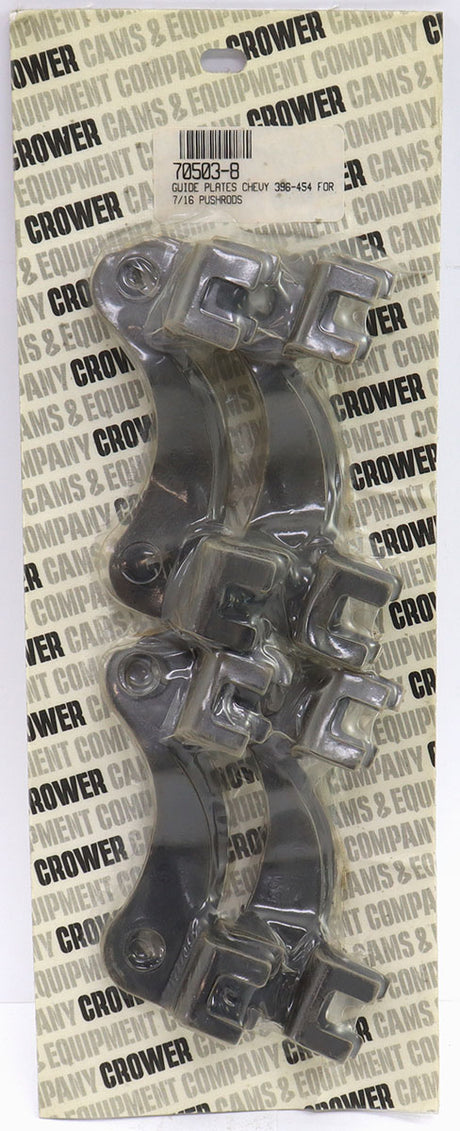 Crower Pushrod Guide Plate Set suits BB Chev 396-454 with 7/16" Diameter Pushrods (C70503-8) C70503-8