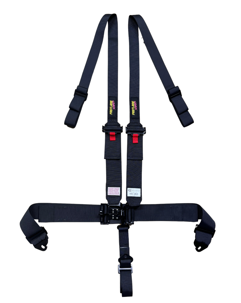 Fast Lane Lever Latch Harness Belts 2" Shoulder, 3" Lap SFI