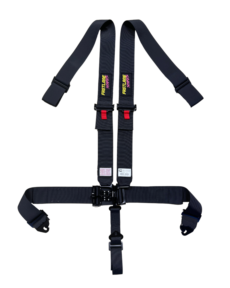 Fast Lane Lever Latch Harness Belts 3" Shoulder, 3" Lap SFI