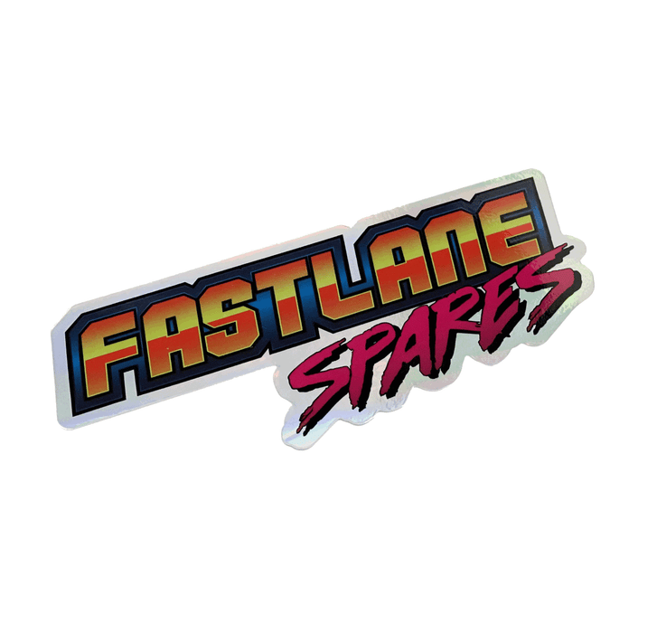 Fast Lane Spares RETRO Holographic Sticker (FLS-STICKER-RETRO)