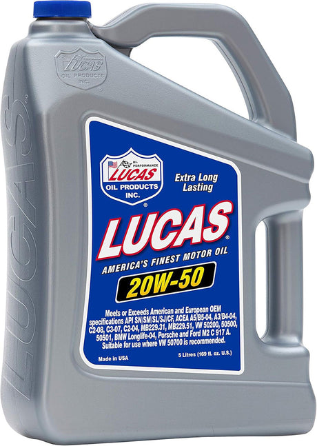 Lucas Street Engine Oil, SAE 20W-50 - LUC10255 LUC10255