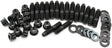 Aeroflow Small & Big Block Chevy Header Stud Kit 3/8" OAL 1.670", Pack of 16 - Black Finish - AF37-1033 AF37-1033